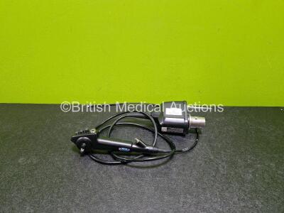 Pentax EB-1575K Bronchoscope - Engineer's Report : Optical System - No Fault Found, Angulation - No Fault Found, Insertion Tube - No Fault Found, Light Transmission - No Fault Found, Channels - No Fault Found, Leak Check - No Fault Found *SN H121220*