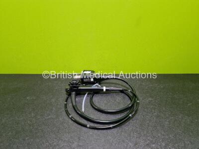 Pentax EG 2990i Video Gastroscope - Engineer's Report : Optical System - Unable to Check, Angulation - No Fault Found, Insertion Tube - Strained, Light Transmission - No Fault Found, Channels - No Fault Found, Leak Check - No Fault Found *SN A11643*