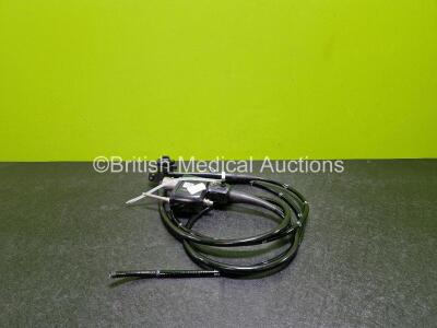 Pentax EC-3490TLi Video Colonoscope - Engineer's Report : Optical System - Unable to Check, Angulation - Not to Specification, Insertion Tube - No Fault Found, Light Transmission - No Fault Found, Channels - No Fault Found, Leak Check - No Fault Found *SN