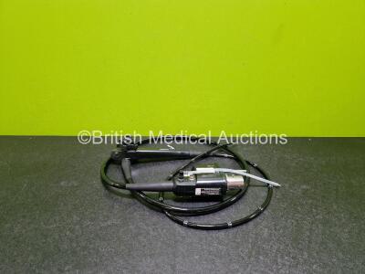 Pentax EG 2990i Video Gastroscope - Engineer's Report : Optical System - Unable to Check, Angulation - No Fault Found, Insertion Tube - No Fault Found, Light Transmission - Crish Marks in Light Guide Tubing, Channels - No Fault Found, Leak Check - No Faul