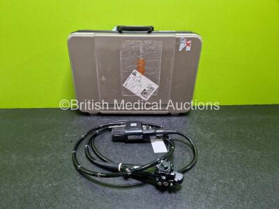 Pentax EC38-i10NL Video Colonoscope in Case - Engineer's Report : Optical System - Unable to Check, Angulation - No Fault Found, Insertion Tube - No Fault Found, Light Transmission - No Fault Found, Channels - No Fault Found, Leak Check - No Fault Found *