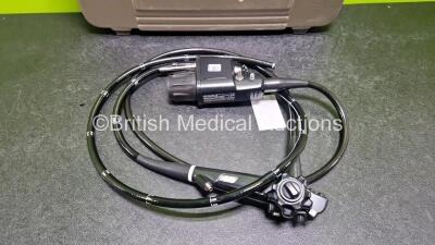 Pentax EC38-i10NL Video Colonoscope in Case - Engineer's Report : Optical System - Unable to Check, Angulation - No Fault Found, Insertion Tube - No Fault Found, Light Transmission - No Fault Found, Channels - No Fault Found, Leak Check - No Fault Found * - 2