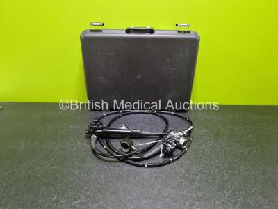 Olympus CF-Q260DL Video Colonoscope in Case - Engineer's Report : Optical System - No Fault Found, Angulation - No Fault Found, Insertion Tube - No Fault Found, Light Transmission - No Fault Found, Channels - No Fault Found, Leak Check - No Fault Found *S