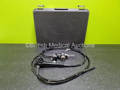Olympus CF-Q260DL Video Colonoscope in Case - Engineer's Report : Optical System - No Fault Found, Angulation - No Fault Found, Insertion Tube - No Fault Found, Light Transmission - No Fault Found, Channels - No Fault Found, Leak Check - No Fault Found *S