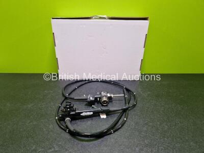 Olympus CF-Q260DL Video Colonoscope in Case - Engineer's Report : Optical System - No Fault Found, Angulation - No Fault Found, Insertion Tube - Kinks, Light Transmission - No Fault Found, Channels - No Fault Found, Leak Check - No Fault Found *SN 2610480