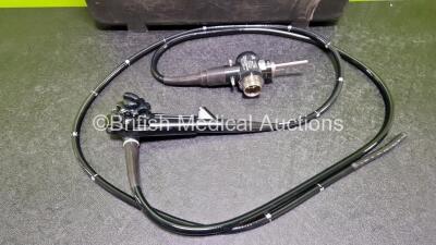 Olympus CF-240L Video Colonoscope in Case - Engineer's Report : Optical System - No Fault Found, Angulation - No Fault Found, Insertion Tube - No Fault Found, Light Transmission - No Fault Found, Channels - No Fault Found, Leak Check - No Fault Found *SN - 2
