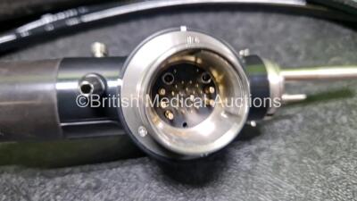 Olympus CF-240L Video Colonoscope in Case - Engineer's Report : Optical System - No Fault Found, Angulation - No Fault Found, Insertion Tube - No Fault Found, Light Transmission - No Fault Found, Channels - No Fault Found, Leak Check - No Fault Found *SN - 5