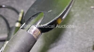 Olympus CYF Type V2 Video Cystoscope in Case - Engineer's Report : Optical System - Unable to Check, Angulation - No Fault Found, Insertion Tube - Pistal End Missing, Light Transmission - Totally Broken, Channels - No Fault Found, Leak Check - No Fault Fo - 7