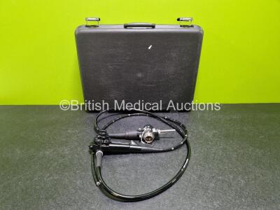 Olympus GIF-1T240 Video Gastroscope in Case - Engineer's Report : Optical System - No Fault Found, Angulation - No Fault Found, Insertion Tube - No Fault Found, Light Transmission - Minor Kinks, Channels - No Fault Found, Leak Check - No Fault Found *SN 2