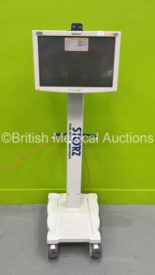 Storz WideView HD Monitor on Stand with Storz Zero Wire Receiver (Powers Up) *S/N 10-170174*