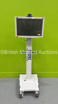 Storz WideView HD Monitor on Stand with Storz Zero Wire Receiver (Powers Up - Screen Dials Unresponsive) *S/N 10-170477*