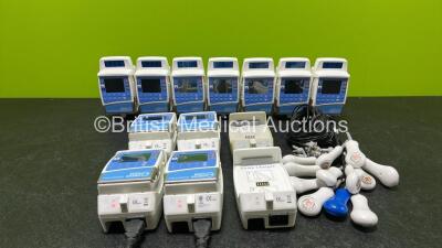 11 x CME Medical ColorVision Bodyguard 575 PCA Infusion Pumps (All Power Up) with 13 x Pump Chargers and 12 x Hand Switches