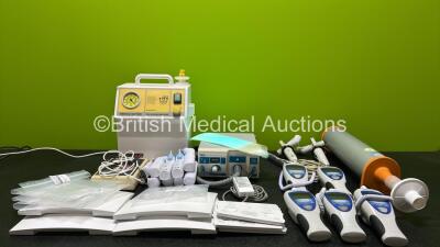 Mixed Lot Including 1 x Medical Suction Sam12 High Vacuum - High Flow Unit (Powers Up), 1 x Ohmeda BiliBlanket Plus High Output Phototherapy System (Powers Up), 2 x CareFusion Jaeger Spiro Units, 1 x Ultramedic PMA-1 External Pacemaker Analyzer, 1 x CareF