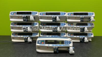 10 x CareFusion Alaris GH Syringe Pumps (5 x Power Up and 5 x Draws Power)