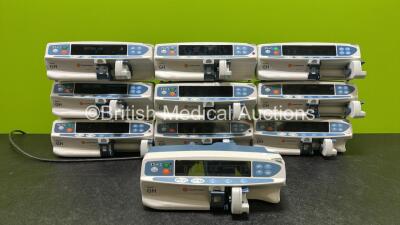 10 x CareFusion Alaris GH Syringe Pumps (8 x Power Up and 2 x Draws Power)