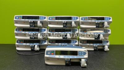 10 x CareFusion Alaris GH Syringe Pumps (All Power Up and 1 x Damaged Casing - See Photo)