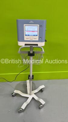 Philips Trilogy 202 Ventilator Ref 1040000 Version 14.2.05 - Running Hours 239.3 on Stand with Hose (Powers Up) *S/N TV015031208*