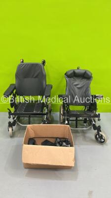 2 x Rea Azalea Manual Wheelchairs with Accessories (Both Incomplete)