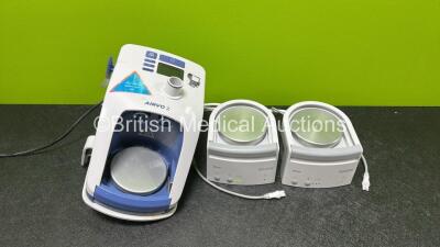 Job Lot Including 1 x Fisher & Paykel Airvo 2 Respiratory Humidifier Unit (Powers Up and Damaged Casing - See Photos) and 2 x Fisher & Paykel MR810AEK Respiratory Humidifier Units (1 x Powers Up and 1 x No Power) *SN 150915020458 / 150610012285 / 16100304 - 2