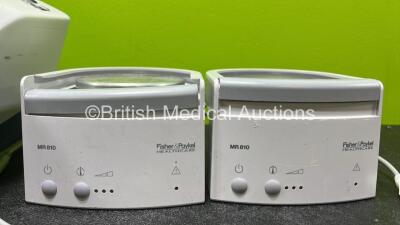 Job Lot Including 1 x Fisher & Paykel Airvo 2 Respiratory Humidifier Unit (Powers Up and Damaged Casing - See Photos) and 2 x Fisher & Paykel MR810AEK Respiratory Humidifier Units (1 x Powers Up and 1 x No Power) *SN 150915020458 / 150610012285 / 16100304 - 3