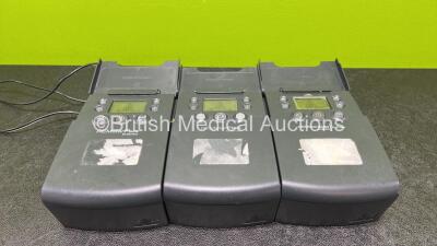 Job Lot Including 2 x Respironics REMstar Plus M Series BiPAP (Both Power Up), 1 x Respironics REMstar Auto M Series A-Flex BiPAP (Powers Up) and 3 x Power Supply *SN M003446775 / /M003443435 / M001216085*