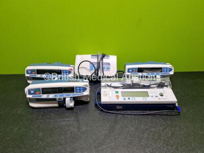 Mixed Lot of Syringe Pumps 1 x Cardinalhealth Alaris GH, 1 x Cardinalhealth Alaris CC, 1 x Carefusion Alaris Guardrails Plus GH, 1 x Carefusion IVAC PCAM and 1 x Inditherm Costtherm Mattress Matress Heater *SN 800336982 / 800205903 / 800206016 / 121063 / 