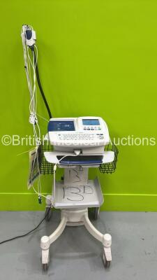 Welch Allyn CP200 ECG Machine on Stand with 10 Lead ECG Leads (Powers Up) *S/N 20010638*