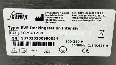 Stephan EVE Intensiv Docking Station on Trolley (Powers Up) *S07020200990054* - 5