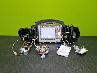 GS Corpuls3 Slim Defibrillator Ref : 04301 (Powers Up) with Corpuls Patient Box Ref : 04200 (Powers Up) with Pacer, Oximetry, ECG-D, ECG-M, CO2, CPR, NIBP and Printer Options, 4 and 6 Lead ECG Leads, Hose, Paddle Lead, CO2 Cable, 3 x Batteries and Corpuls