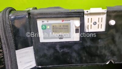 GS Corpuls3 Slim Defibrillator Ref : 04301 (Powers Up) with Corpuls Patient Box Ref : 04200 (Powers Up) with Pacer, Oximetry, ECG-D, ECG-M, CO2, CPR, NIBP and Printer Options, 4 and 6 Lead ECG Leads, SPO2 Finger Sensor, Hose, Paddle Lead, CO2 Cable, 3 x B - 8