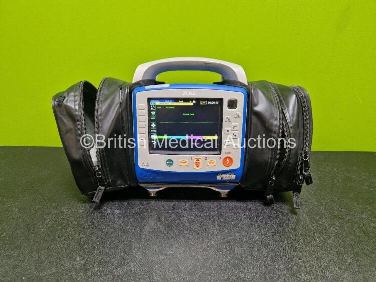 Zoll X Series Defibrillator / Monitor Application Version 02.34.05.00 (Powers Up and Passes Self Test) Including Pacer, ECG, SpO2, NIBP, CO2 and Printer Options with 3 x Sure Power 2 Li-Ion Batteries *SN AR16D018725*