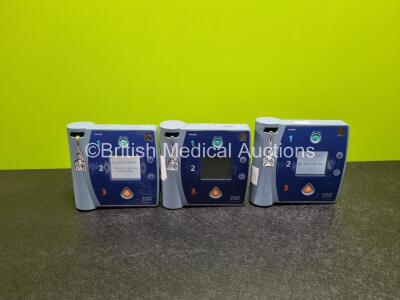 3 x Philips FR2+ Defibrillators (2 x Power Up with Stock Battery Stock Battery Not Included, 1 x with Error- See Photo)
